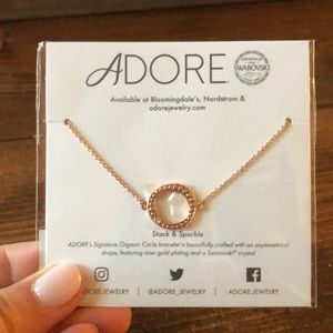 Adore Stack and Sparkle Circle Bracelet